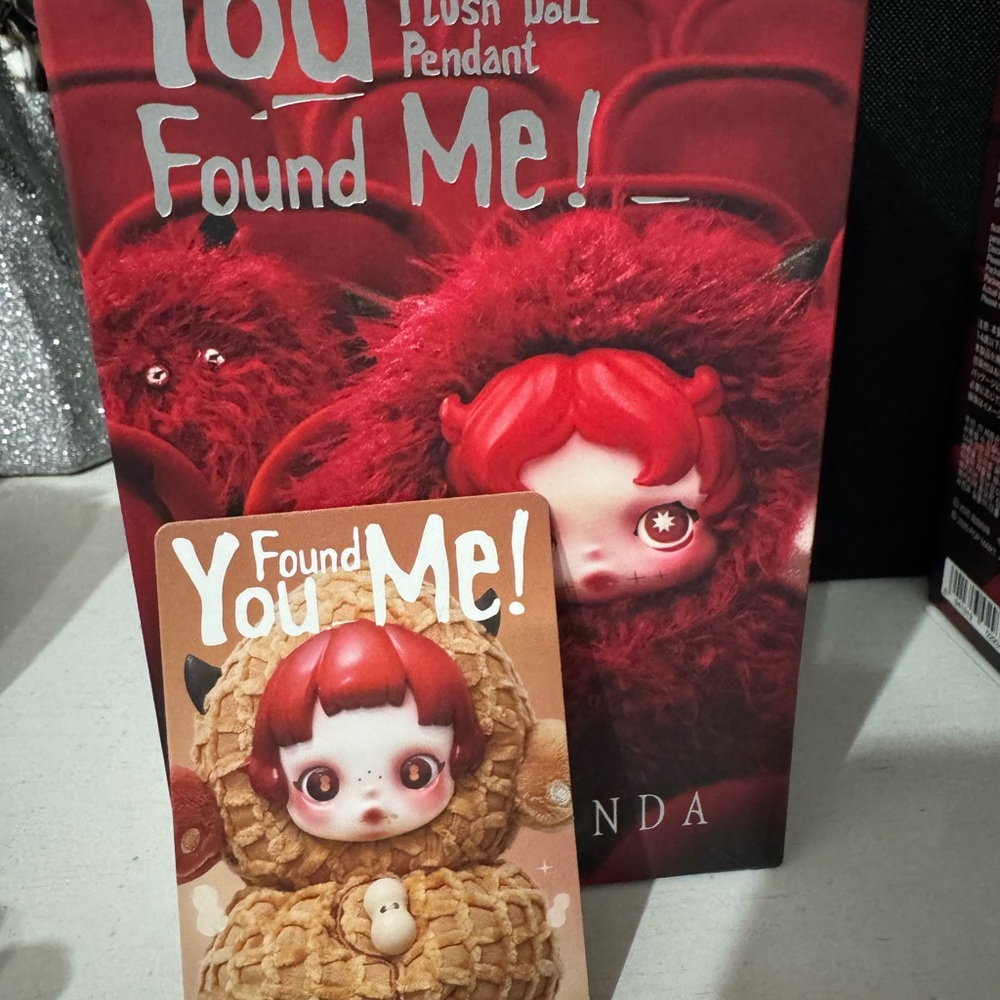 Skullpanda You Found me - Pranky Peanut Plush Doll Pendant